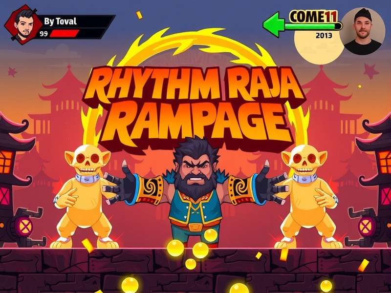 Rhythm Raja Rampage Gameplay